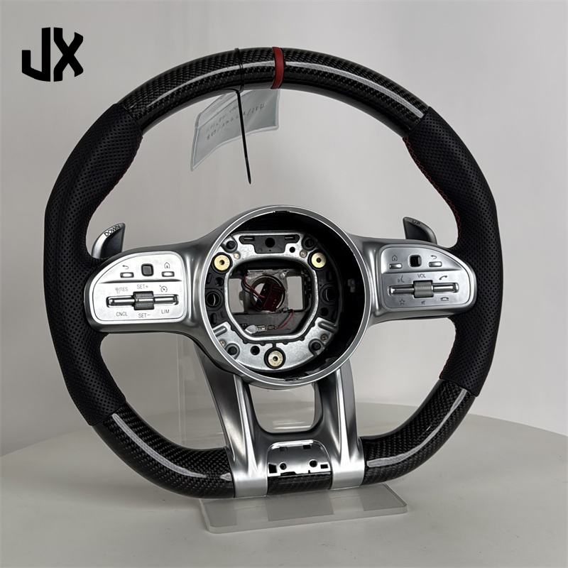 Carbon fiber + black leather