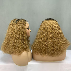 Peluca Bob de Pelo Virgen con Cierre 4x4, Color T1B/30, Rizado de Lujo, 14 Pulgadas, Precio al por Mayor para Mujeres - Product Image 1