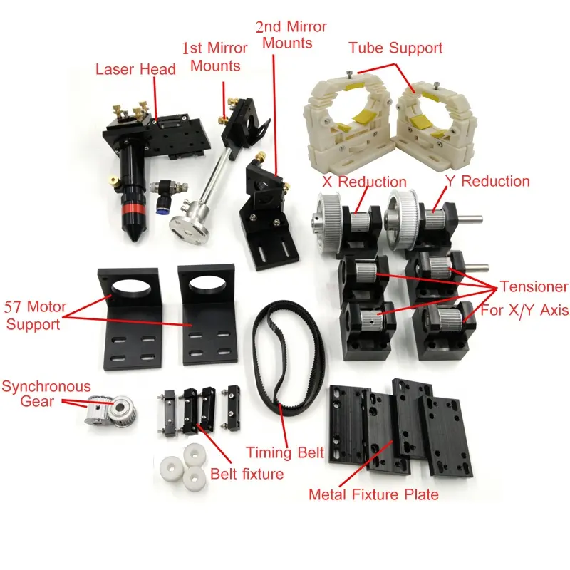 Laser Cutting Machine Spare Kit Parts For DIY Laser CO2 Machine