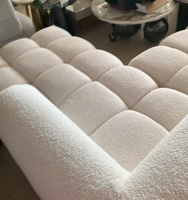Canapé d'angle en tissu moderne en forme de L, ensemble de canapés décontractés et simples pour appartement, tendance pour salon