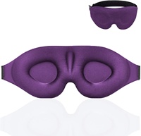 Masque de sommeil ergonomique 3D de luxe 2026, en soie et coton doux, contour ergonomique, pour dormeurs latéraux, avec ingrédient collagène, offre OEM