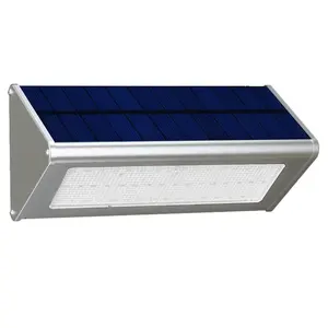 Outdoor Ip65 Waterdichte 1000 Lumen Solar Bewegingssensor Led Lampjes 4500Mah Batterij Aluminium Metalen Beveiliging Muur Verlichting - Product Image 1