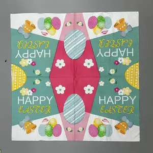 मुद्रित पेपर नैपकिन जन्मदिन की पार्टी नैपकिन कस्टम-निर्मित हॉलिडे नैपकिन