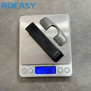 ROEASY Quincaillerie de <span class=keywords><strong>porte</strong></span> de <span class=keywords><strong>placard</strong></span> dissimulée sans aile Charnière hydraulique bidirectionnelle Couvercle en plastique Fermeture en douceur pour cuisine hôpital - Product Image 5
