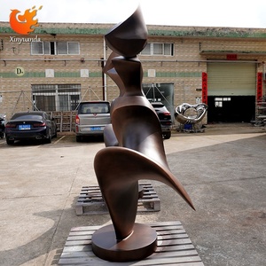 Thép Không Gỉ Sơn Nghệ Thuật Trừu Tượng Điêu Khắc Cho Khách Sạn Văn Phòng Bán Hàng Lối Vào Trang Trí Nội Thất Lớn Tầng-Đứng Không Gian Thương Mại - Product Image 5