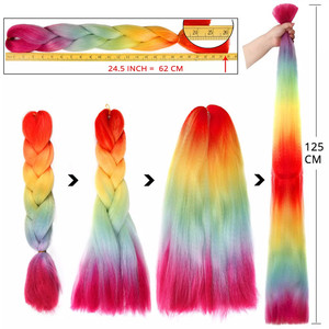 <span class=keywords><strong>Trenzas</strong></span> Jumbo de Ganchillo <span class=keywords><strong>para</strong></span> <span class=keywords><strong>Trenzas</strong></span> de Ganchillo, Extensión de Pelo Sintético, Venta Al por Mayor - Product Image 3