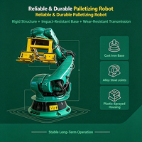 Hochgeschwindigkeits-Sackpalettierer Roboterarm Industrielle Automatische Gewebte-Sack-Palettenstapel-Ausrüstung