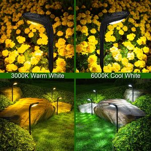Luces Solares LED RGB para Jardín con Certificación RoHS, Resistentes al Agua IP65, Modernas, Luz Blanca Cálida, Iluminación para Caminos, Césped y Patio - Product Image 5