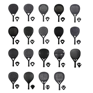 <span class=keywords><strong>Raquette</strong></span> de <span class=keywords><strong>padel</strong></span> en fibre de carbone personnalisée de haute qualité 18K, cadre rond créatif, noyau en mousse EVA, OEM/ODM, vente en gros d'usine - Product Image 6