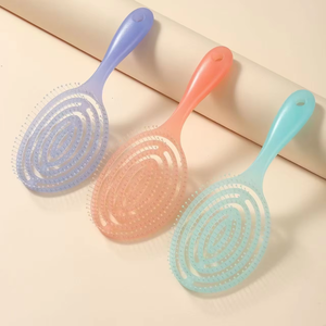 Nuevo Peine de Masaje con Diseño de Gelatina, Peine con Ranuras Huecas, Secado Rápido, Suaviza el Cabello Sin Nudos, para Uso Doméstico - Product Image 2