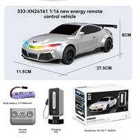 Voiture RC à l'échelle 1/16, 4 canaux, drift, avec stations de charge, haute vitesse, utilisation intérieure/extérieure, jouet télécommandé pour enfants