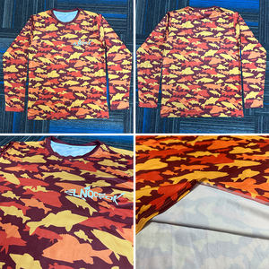 Chemises <span class=keywords><strong>de</strong></span> pêche personnalisées avec impression par sublimation, design australien, protection UPF50+, séchage rapide, manches longues, pour hommes, pour activités <span class=keywords><strong>de</strong></span> plein air - Product Image 4