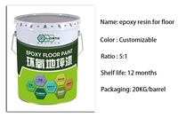 Vente en gros de peintures époxy pour sols DLD avec une large gamme de couleurs et de traitements de surface, services de revêtement de garage/industriel OEM/ODM