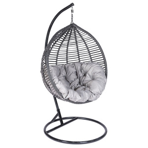 Oeytree Moderne PE Rotin <span class=keywords><strong>Oeuf</strong></span> Chaise Balançoire Unique Adulte Siège <span class=keywords><strong>Suspendu</strong></span> Extérieur Patio Jardin Chambre Salon Hôtel Parc Utilisation - Product Image 2