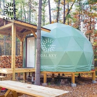 Dôme de glamping OEM ODM 4m 5m 6m 7m 8m tente de maison à dôme géodésique au prix le plus bas à vendre