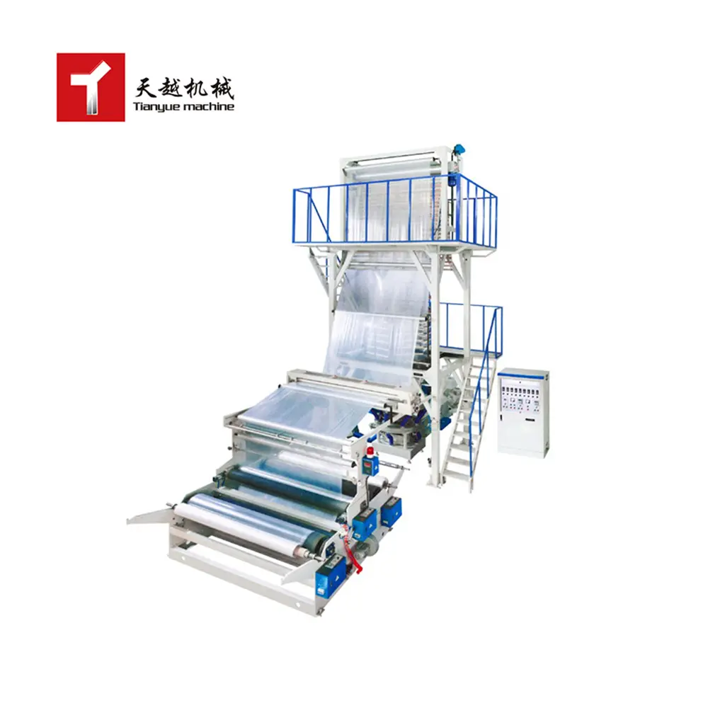 Tianyue PE Blown Film Machine Printing Machine Mini Three Layers 1 Color Blown Film Machine