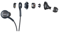 Écouteurs filaires AKG 3,5 mm Type C, casque intra-auriculaire stéréo avec micro pour Samsung