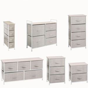 Pliable amovible 4 tiroirs non tissé de stockage chariot roulant organisateur - Product Image 6