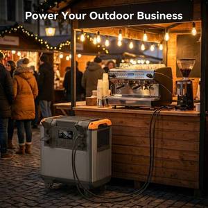 5376Wh แบตเตอรี่ LiFePO4ความจุสูง3000W สำหรับทั้งบ้านสำรอง OVO-T50ฉุกเฉินสถานีพลังงานพลังงานแสงอาทิตย์แบบพกพา - Product Image 5