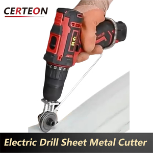 Universal <strong>Drill</strong> <strong>Metal</strong> Cutter <strong>Attachment</strong> 360 Degree Rotating Sheet <strong>Metal</strong> Shear Heavy Duty Tool for Stainless DIY Projects - Product Image 5