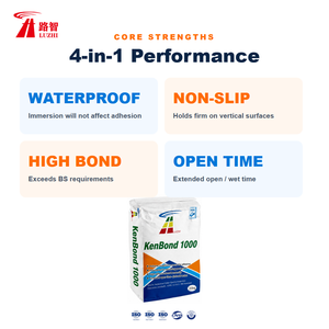 Adhesivo KenBond 1000 de Alta Adhesión para la Colocación de Azulejos Cerámicos y Mosaicos de Vidrio en Instalaciones con Procesos Húmedos para Áreas Húmedas - Product Image 1