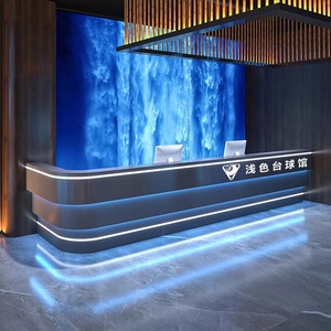 Mostrador de Recepción Multiusos, Mostrador Frontal Universal para Oficina, Hotel, Salón, Tienda - Product Image 1