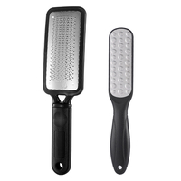 Kit de 3 limes à pieds en acier inoxydable, lime à pieds colossale, exfoliant pour les pieds, lime à pieds double face, outils de pédicure, callosités