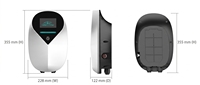 Station de recharge AC triphasée 11 kW 16 A, type 2, prise IEC 62196, commande intelligente par application
