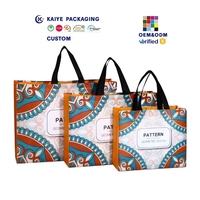 Sac d'épicerie réutilisable de polypropylène de conception non tissé Sacs à provisions réutilisables imprimés par coutume réutilisable avec le logo