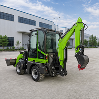 LUYU CE EPA Diesel-Radbaggerlader Neue Bagger- und Frontlader-Kombination