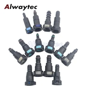 Ageing Resistance Auto Spares Parts Plastic Fuel Fitting Quick Connector For Fuel Corrugated Hose