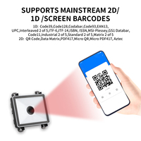 EM23K OEM Embedded 1D 2D QR Code Scanner RS232 RS485 Módulo de escáner de código de barras USB para máquina de quiosco