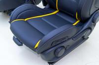 Housses de siège de voiture en cuir de luxe pour Mercedes Benz C63 AMG W204 Classe E Golf - Toutes saisons - Ensemble complet personnalisable