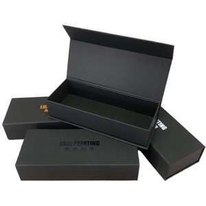 Boîtes rigides pour <span class=keywords><strong>lunettes</strong></span> de vue, vente directe du fabricant, logo personnalisable, doublure en éponge recyclable, fermeture magnétique, gris - Product Image 2