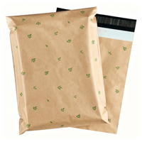 Sacs d'expédition écologiques recyclés en LDPE, enveloppes polyvalentes auto-adhésives biodégradables pour les vêtements de sport et les marques de vêtements de fitness