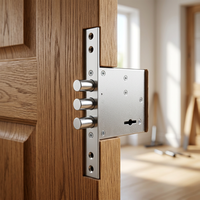 Corps de serrure à cylindre d'insertion haute résistance pour portes en bois