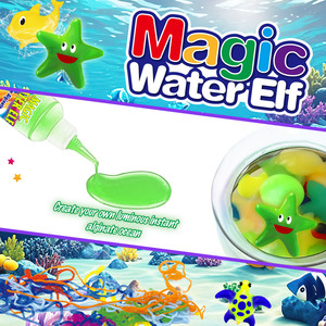 Đồ chơi phát sáng trong bóng tối hình tiên cá nước, đồ chơi tự làm STEM, bộ gel nước dành cho trẻ em, quà tặng Halloween - Product Image 5