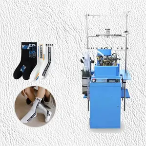 Bonneterie de vente chaude faisant des chaussettes à tricoter Machine à chaussettes personnalisée par ordinateur