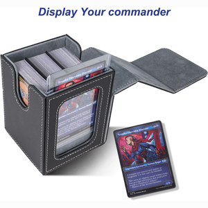 Boîte de rangement en cuir PU durable de style moderne, approvisionnement en vrac, capacité de 1800 pour le stockage à domicile de <span class=keywords><strong>MTG</strong></span> - Product Image 2