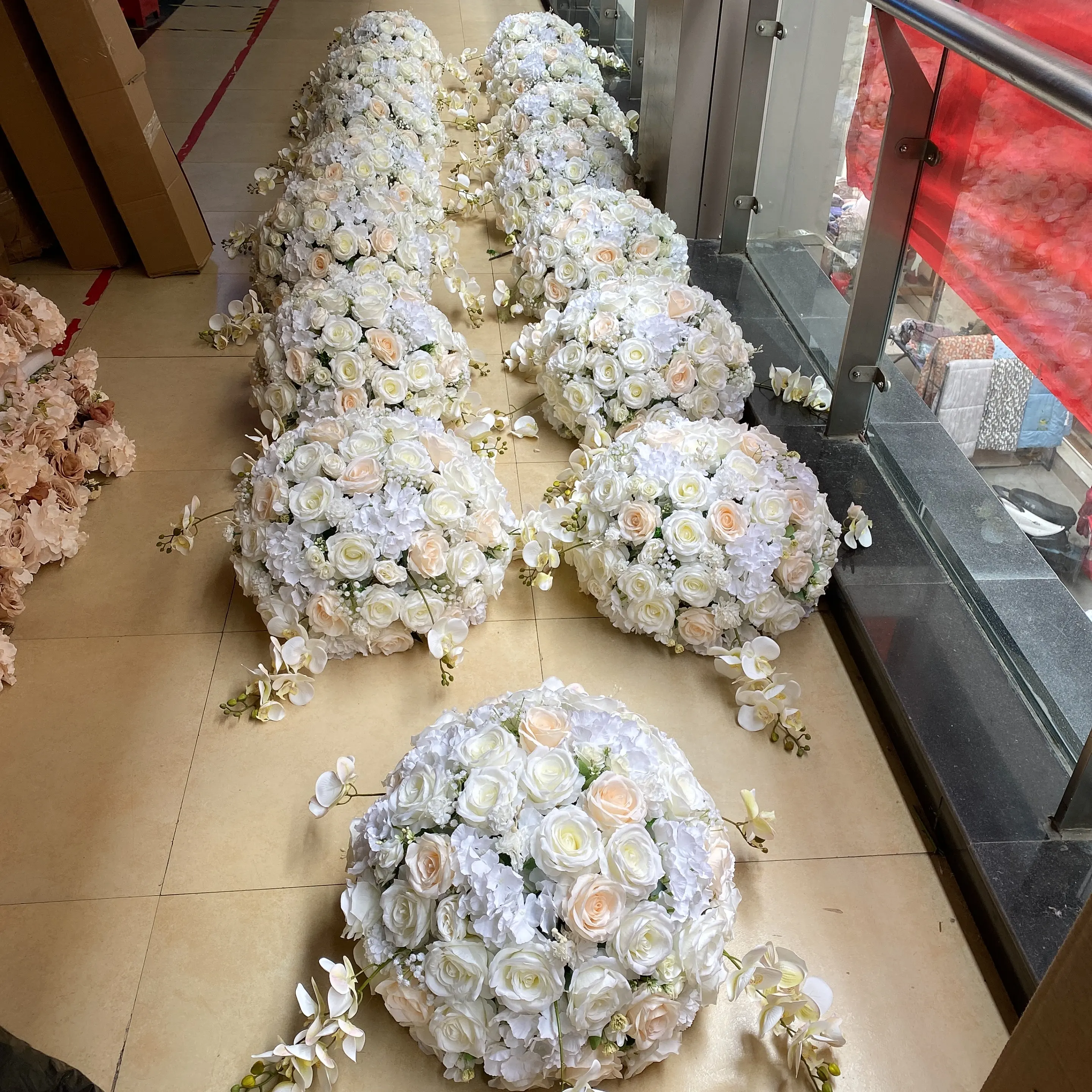 DKB wholesale High Quality wedding centerpieces Wedding Flower Arrangement artifical flowers for wedding Flower Ball