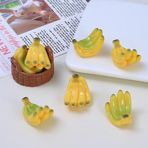 Aksesoris DIY Mini Buah Resin Pisang untuk Anting Jepit Rambut Casing Ponsel - Product Image 4