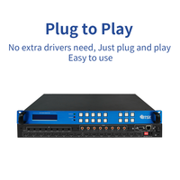 HDMI 2,0, HDCP 2,2 y 1U Matriz HDMI 4K60 8x8 montable en rack con control remoto IR