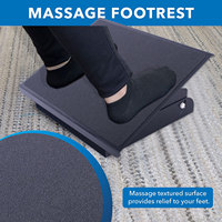 Repose-pieds pour sous le bureau au travail, repose-pieds réglable en hauteur, repose-pieds ergonomique pliable pour sous le bureau, à la maison
