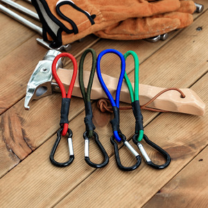 <b>Elastic</b> Rope Portable <b>Cord</b> Buckle Tarp Pull Rope Ground Pegs Tent Accessories Outdoor Mountaineering Hook Multi Functional - Product Image 1
