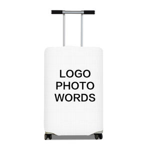 パーソナライズされたスパンデックス荷物カバー卸売カスタムトロリーバッグスーツケースカバー - Product Image 3