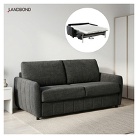 Canapé-lit moderne multifonctionnel en tissu, convertible et escamotable, avec matelas intégré, design convertible, canapé-lit pour dormir