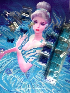 Vải Nhung 5d Tự Làm Tranh Kim Cương Với Phụ Kiện Bướm - Product Image 4