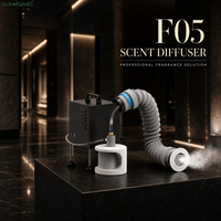 LUXAROMES F05 Diffuseur d'arômes électrique professionnel fiable pour plafond encastré 5000m³ Nébuliseur biphasique Contrôle par application Hôtels Centres commerciaux