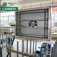 Machine automatique de lamination à froid pour profilés PVC, aluminium, WPC et bois