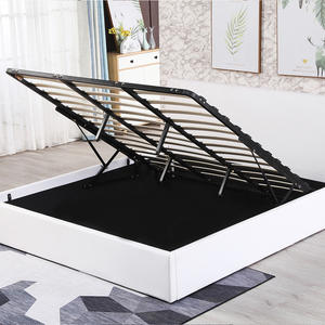 <span class=keywords><strong>Cama</strong></span> King Size de diseño moderno, muebles de dormitorio, caja de madera de cuero de lujo, diseño de <span class=keywords><strong>cama</strong></span> <span class=keywords><strong>doble</strong></span> - Product Image 5